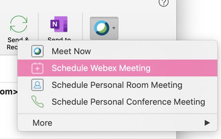 webex for mac outlook